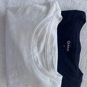 Bundle of 2 Quince Short Sleeve Tees Size S - NWOT